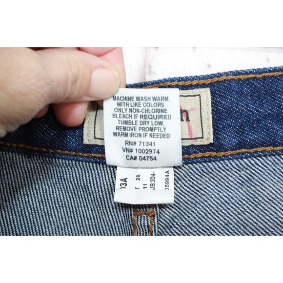 LL Bean Double L Jeans Classic Fit Straight Leg Dark Wash 31x29 - Picture 8 of 11